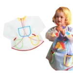 Drawing Waterproof Anti-dirty Transparent Apron for Children