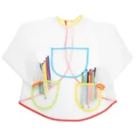 Drawing Waterproof Anti-dirty Transparent Apron for Children - Image 4