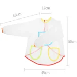 Drawing Waterproof Anti-dirty Transparent Apron for Children - Image 8