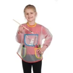 Drawing Waterproof Anti-dirty Transparent Apron for Children - Image 9
