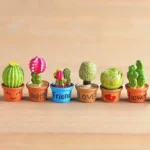 Mini Cute Potted Artificial Plant Flower Miniature Doll House Decoration Accessories - Image 3
