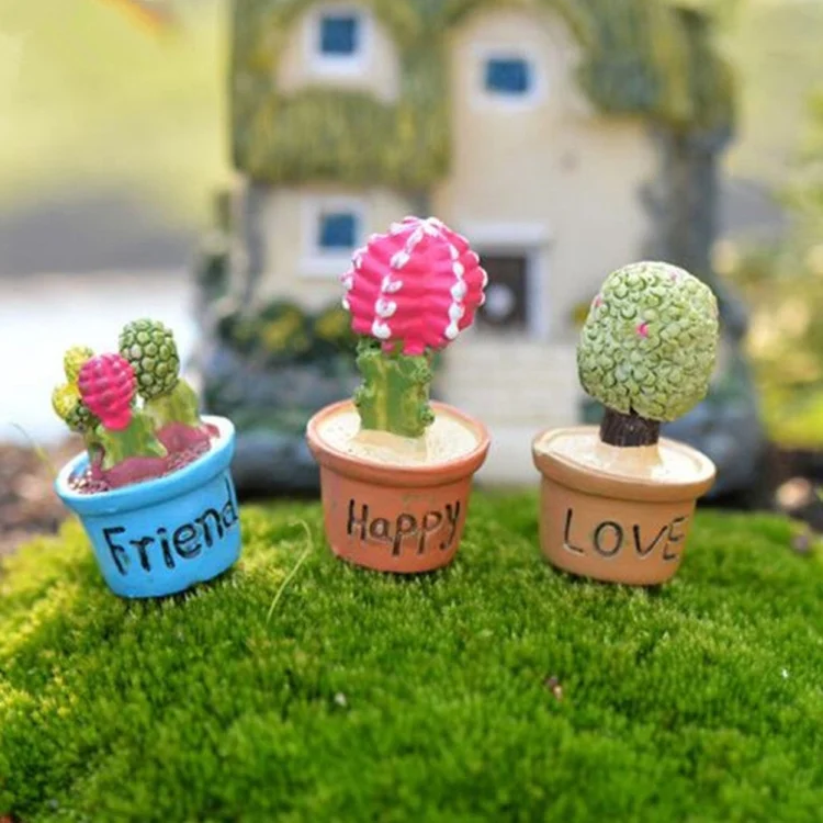 TBD0180439301A_3.webp Mini Cute Potted Artificial Plant Flower Miniature Doll House Decoration Accessories - Image 4