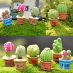 Mini Cute Potted Artificial Plant Flower Miniature Doll House Decoration Accessories - Image 8