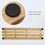 Solid Wood Drawer Knife Holder Kitchen Supplies Horizontal Wooden Knife Holder Tool Storage Rack - Image 6