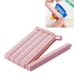 5pcs / Pack Plastic Bag Snack Bag Sealing Love Clip Kitchen Accessories Green