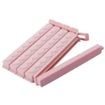 5pcs / Pack Plastic Bag Snack Bag Sealing Love Clip Kitchen Accessories Green - Image 2