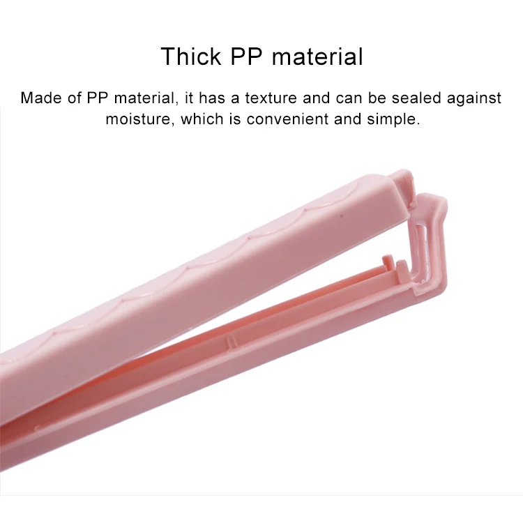 TBD0181714201_3.webp 5pcs / Pack Plastic Bag Snack Bag Sealing Love Clip Kitchen Accessories Green - Image 4