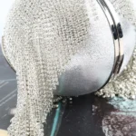 Diamond Tassel Women Party Metal Crystal Clutches Evening Bags Wedding Bag Bridal Shoulder Handbag - Image 5