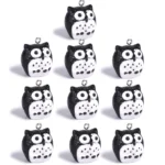 10 PCS Owl Mini Micro Landscape Decoration Resin Crafts DIY Landscape Ornaments - Image 2