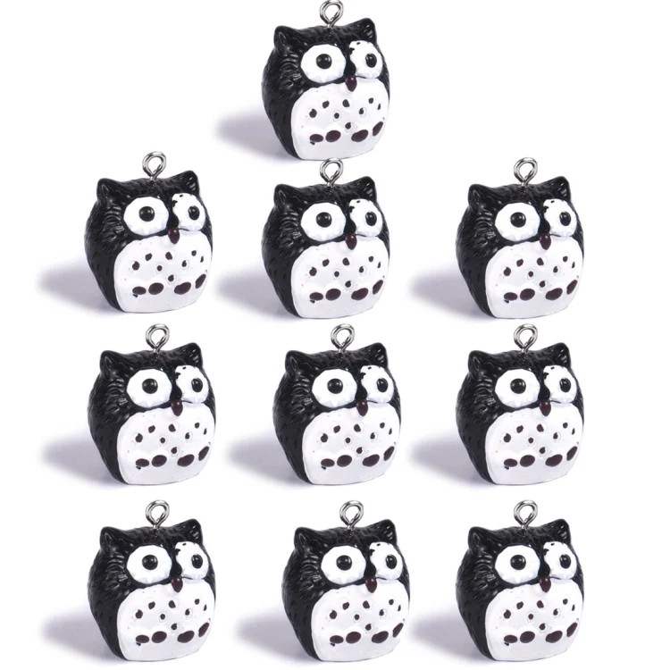 TBD0182823301C_1.webp 10 PCS Owl Mini Micro Landscape Decoration Resin Crafts DIY Landscape Ornaments - Image 2