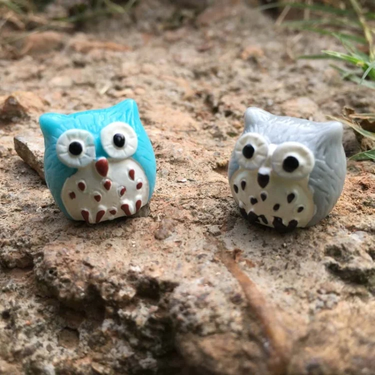 TBD0182823301C_3.webp 10 PCS Owl Mini Micro Landscape Decoration Resin Crafts DIY Landscape Ornaments - Image 4