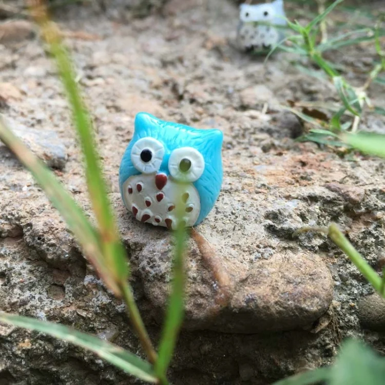TBD0182823301C_4.webp 10 PCS Owl Mini Micro Landscape Decoration Resin Crafts DIY Landscape Ornaments - Image 5