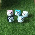 10 PCS Owl Mini Micro Landscape Decoration Resin Crafts DIY Landscape Ornaments - Image 6