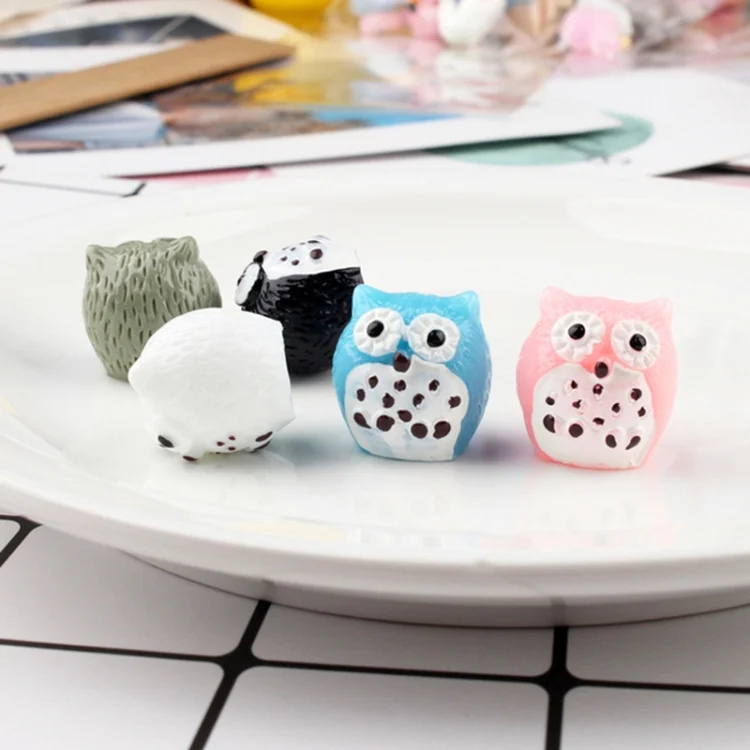 TBD0182823301C_7.webp 10 PCS Owl Mini Micro Landscape Decoration Resin Crafts DIY Landscape Ornaments - Image 8