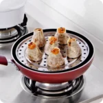 Multifunctional Waterproof Shelf Steaming Tray Stainless Steel Steaming Grid Cage Steaming Sheet Steaming Rack - Image 9