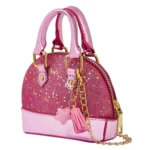 Cute Leather Shoulder Bag Messenger Bag Girls Solid Color Mini Zip Small Square Bag Tote Bag - Image 2