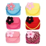 Fashion Shoulder Bag Children Girls Princess Flower Messenger Handbag Lovely Purses - Image 14