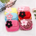Fashion Shoulder Bag Children Girls Princess Flower Messenger Handbag Lovely Purses - Image 4