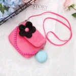 Fashion Shoulder Bag Children Girls Princess Flower Messenger Handbag Lovely Purses - Image 6
