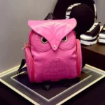 Owl Pattern Shoulder Bag Female PU Personality Backpack - Image 5