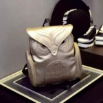 Owl Pattern Shoulder Bag Female PU Personality Backpack - Image 6