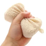 2 PCS Embroidered Fiber Fabric Sponge Block Exfoliating Bath Wipe - Image 3