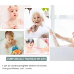 2 PCS Embroidered Fiber Fabric Sponge Block Exfoliating Bath Wipe - Image 7