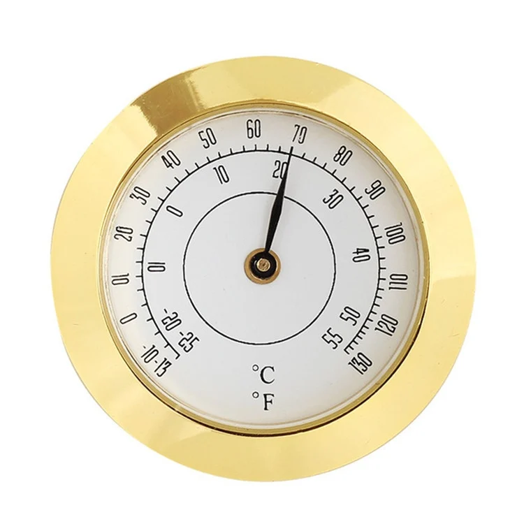 38mm Hygrometer High Precision Home / Guitar Violin Case / Cigar Thermometer