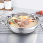 Stainless Steel Hot Pot Thick Non-magnetic Clear Soup Pot Double-eared Hot Pot - Image 5