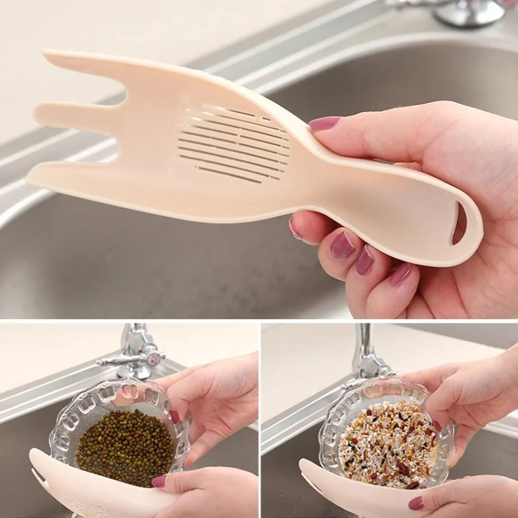 TBD0186391101A_5.webp Kitchen Creative Multi-function Rice Washing Sieve Home Does Not Hurt Hand Wash Rice Tools - Image 6