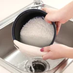 Kitchen Creative Multi-function Rice Washing Sieve Home Does Not Hurt Hand Wash Rice Tools - Image 8