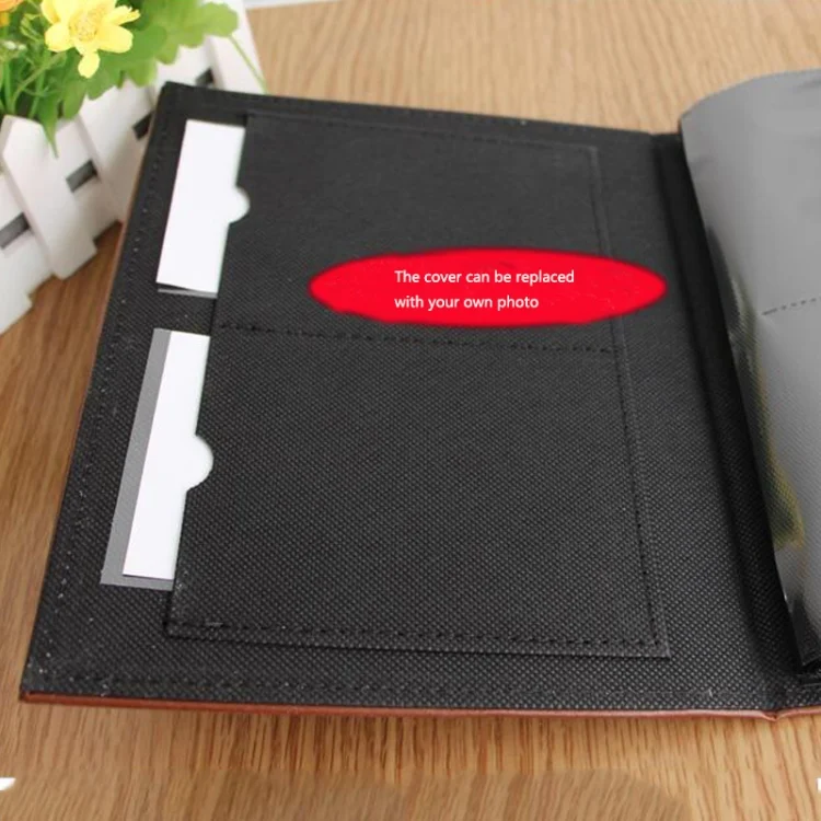 TBD0187497401A_4.webp 6 inch PU Leather Family Daily Photo Album with Creative Pocket - Image 5