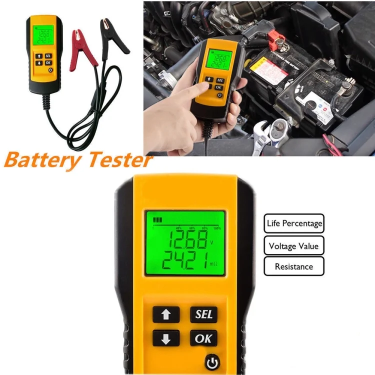 TBD01895347_5.webp AE300 Car 12V Digital Battery Tester Analyzer - Image 6