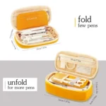 Simple Primary Junior High School Student Stationery Bag Flexible Pencil Case Large Capacity Mesh Pencil Case - Image 3