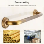Brass Bathroom Pendant  Elderly Bathroom Handle Barrier-free Handrail Pull - Image 4
