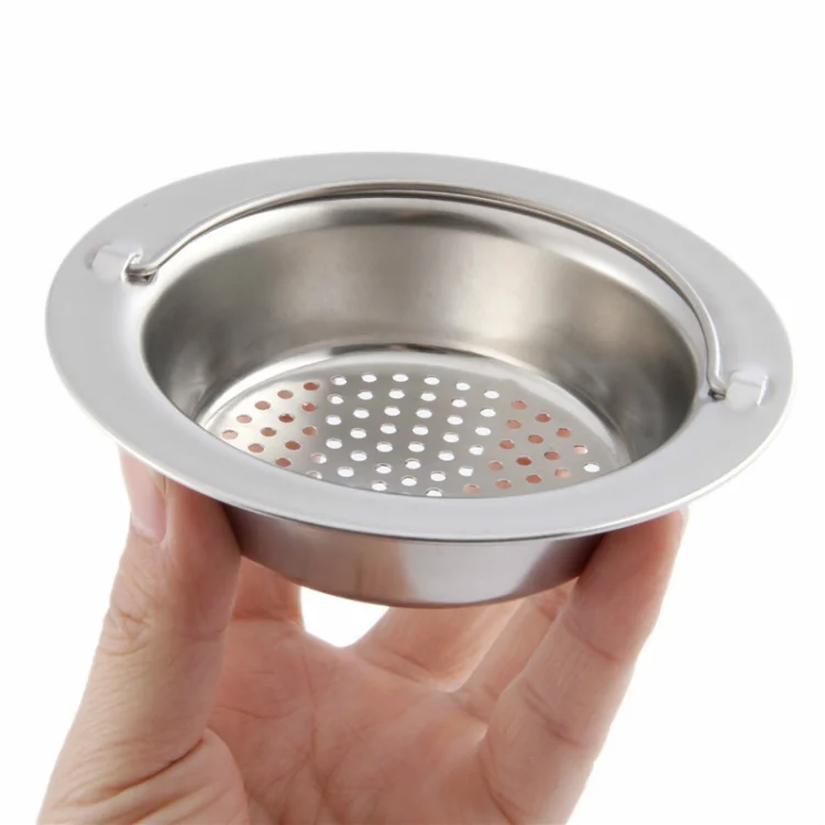 TBD01903356_3.webp Hand-held Shower Drain Hole Filter Stainless Steel Kitchen Sink Strainer - Image 4