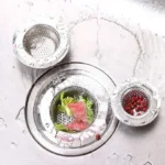Hand-held Shower Drain Hole Filter Stainless Steel Kitchen Sink Strainer - Image 6