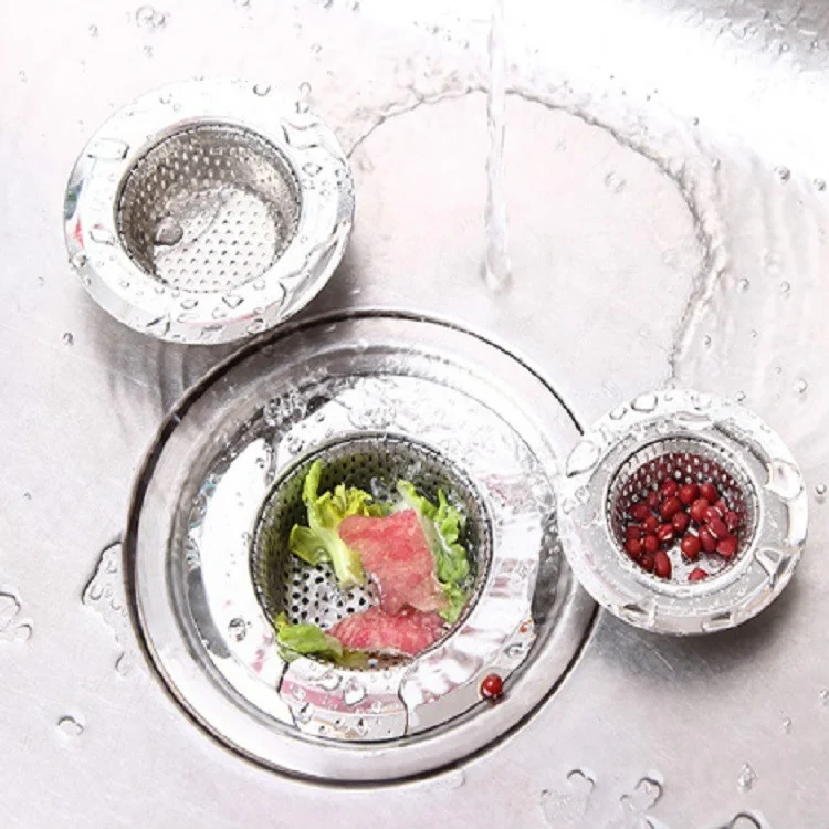 TBD01903356_5.webp Hand-held Shower Drain Hole Filter Stainless Steel Kitchen Sink Strainer - Image 6