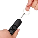 2 PCS 120dB Self Defense Anti-rape Device Dual Speakers Loud Alarm Safety Personal Security Keychain, Random Color Delivery - Image 4