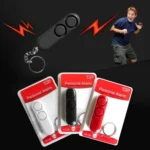 2 PCS 120dB Self Defense Anti-rape Device Dual Speakers Loud Alarm Safety Personal Security Keychain, Random Color Delivery - Image 7