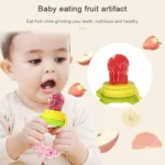 Baby Nipple Fresh Food Fruit Milk Feeding Bottles Learn Feeding Drinking Handle Teething Pacifier with Bell - Image 11