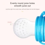 Baby Nipple Fresh Food Fruit Milk Feeding Bottles Learn Feeding Drinking Handle Teething Pacifier with Bell - Image 3