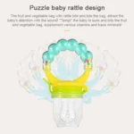 Baby Nipple Fresh Food Fruit Milk Feeding Bottles Learn Feeding Drinking Handle Teething Pacifier with Bell - Image 5