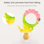 Baby Nipple Fresh Food Fruit Milk Feeding Bottles Learn Feeding Drinking Handle Teething Pacifier with Bell - Image 8