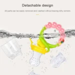 Baby Nipple Fresh Food Fruit Milk Feeding Bottles Learn Feeding Drinking Handle Teething Pacifier with Bell - Image 9