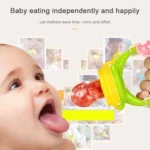 Baby Nipple Fresh Food Fruit Milk Feeding Bottles Learn Feeding Drinking Handle Teething Pacifier with Bell - Image 10