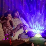 LED Water Wave Laser Starry Sky Projector Light USB Remote Control Bluetooth Voice Control Laser Light Rotating Magic Ball Light - Image 6