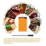 BBQ Kitchen Wireless Bluetooth Smart Food Oven Thermometer - Image 5