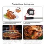 BBQ Kitchen Wireless Bluetooth Smart Food Oven Thermometer - Image 6