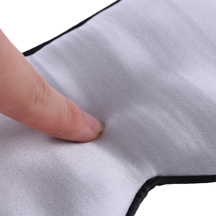 TBD0190547201D_3.webp 2 PCS Pure Silk Sleep Rest Eye Mask Padded Shade Cover Travel Relax Aid Blindfolds - Image 4